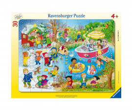 Ravensburger 12004043 - Пъзел 40 елемента - Сезоните в езерото
