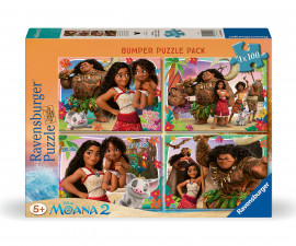 Ravensburger 12004069 - Пъзел 4x100 елемента - Моана 2