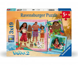 Ravensburger 12004102 - Пъзел 3x49 елемента - Дисни Ваяна 2