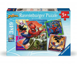 Ravensburger 12004115 - Пъзел 3x49 елемента - Спайдърмен