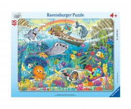 Ravensburger 12004156 - Пъзел с 48 елемента - Приятели в океана