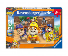 Ravensburger 12004167 - Пъзел 2x12 елемента - Ръбъл и неговият отбор