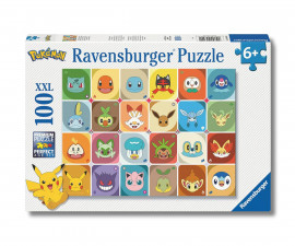 Ravensburger 12004320 - Пъзел 100 XXL елемента - Покемон