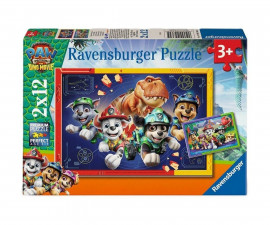 Ravensburger 12004364 - Пъзел 2х12 елемента - The Dino Movie: Пес Патрул