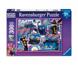 Ravensburger 12004758 - Пъзел 300 XXL елемента - Кей-поп: Ловци на демони Дърпи и Сюзи