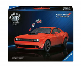 Ravensburger 12008036 - 3D Пъзел 108 елемента - Iconics: Додж Чаленджър