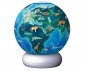 Ravensburger 12008055 - Светещ в тъмното 3D Пъзел топка 72 елемента - Night Light: Земята през нощта thumb 3