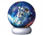 Ravensburger 12008058 - Светещ в тъмното 3D Пъзел топка 72 елемента - Night Light: Астронавти в космоса thumb 3