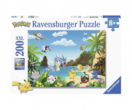 Ravensburger 12840 - Пъзел 200 XXL елемента - Покемон