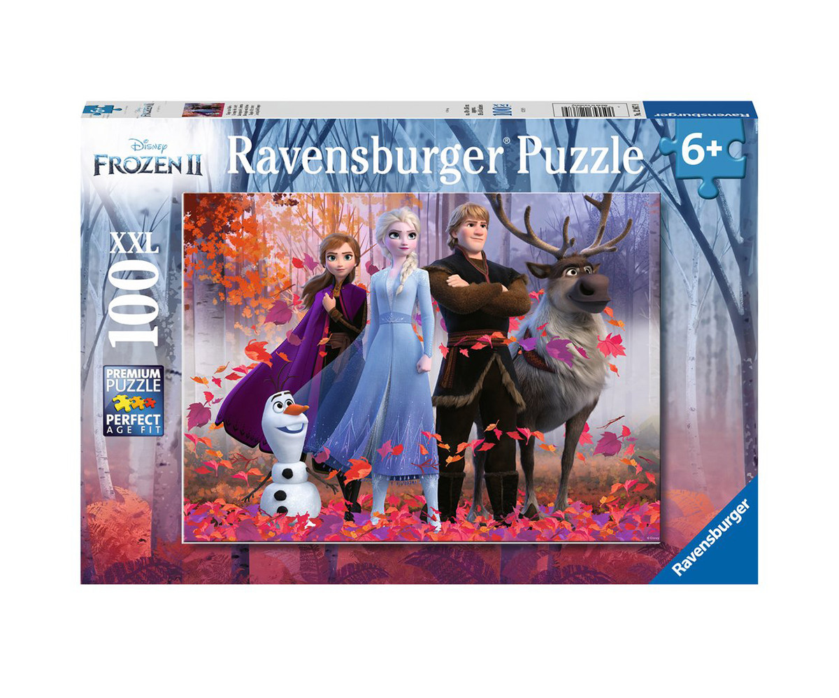 Ravensburger 12867 - Пъзел 100 XXL елемента - Замръзналото кралство 2: Омагьосаната гора