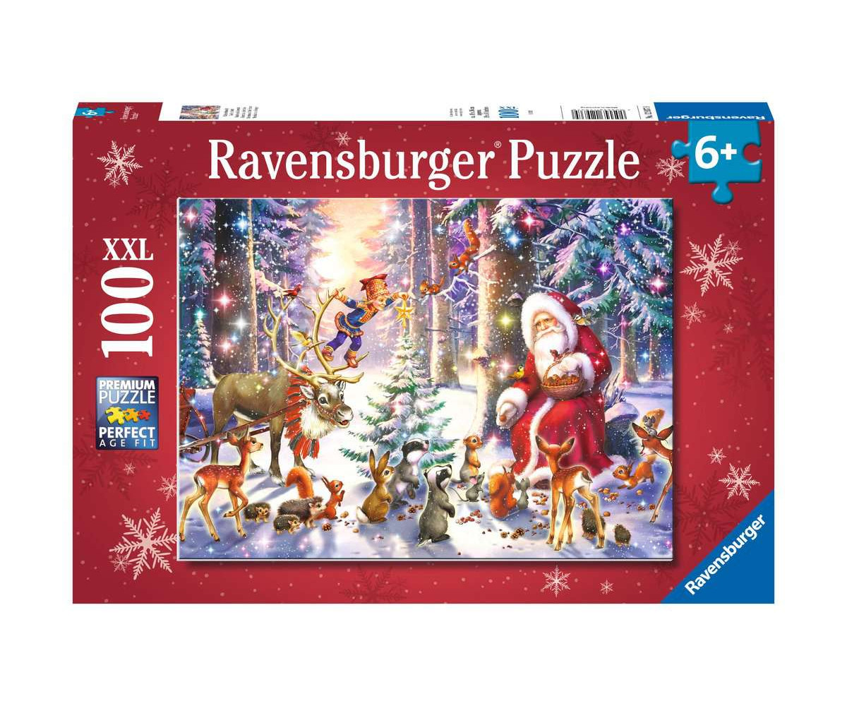 Ravensburger 12937 - Пъзел 100 XXL елемента - Коледа в гората