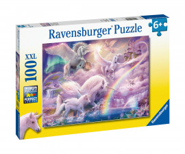 Ravensburger 12979 - Пъзел 100 XXL елемента - Пегас еднорог