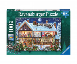 Ravensburger 12996 - Пъзел 100 XXL елемента - Коледа у дома