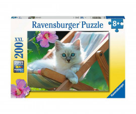 Ravensburger 13289 - Пъзел 200 ел. XXL - Бяло коте
