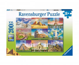 Ravensburger 13290 - Пъзел Ravensburger 200 ел. XXL - Паметници