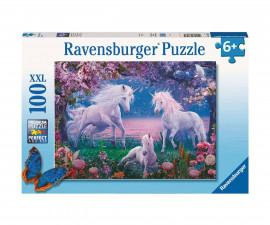 Ravensburger 13347 - Пъзел 100 XXL елемента - Очарователни еднорози