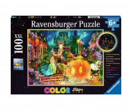 Ravensburger 13357 - Светещ пъзел 100 XXL елемента - Танцувайте в полунощ