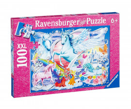Ravensburger 13928 - Пъзел 100 XXL елемента - Удивителни еднорози