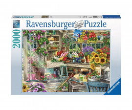 Ravensburger 13996 - Пъзел 2000 елемента - Градинарски рай