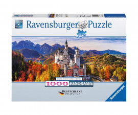 Ravensburger 15161 - Пъзел 1000 елемента - Нойшванщайн замък Бавария