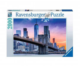 Ravensburger 16011 - Пъзел 2000 елемента - Хоризонт в Ню Йорк