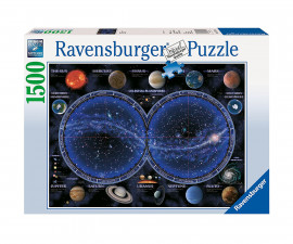 Ravensburger 16373 - Пъзел 1500 елемента - Небесна карта