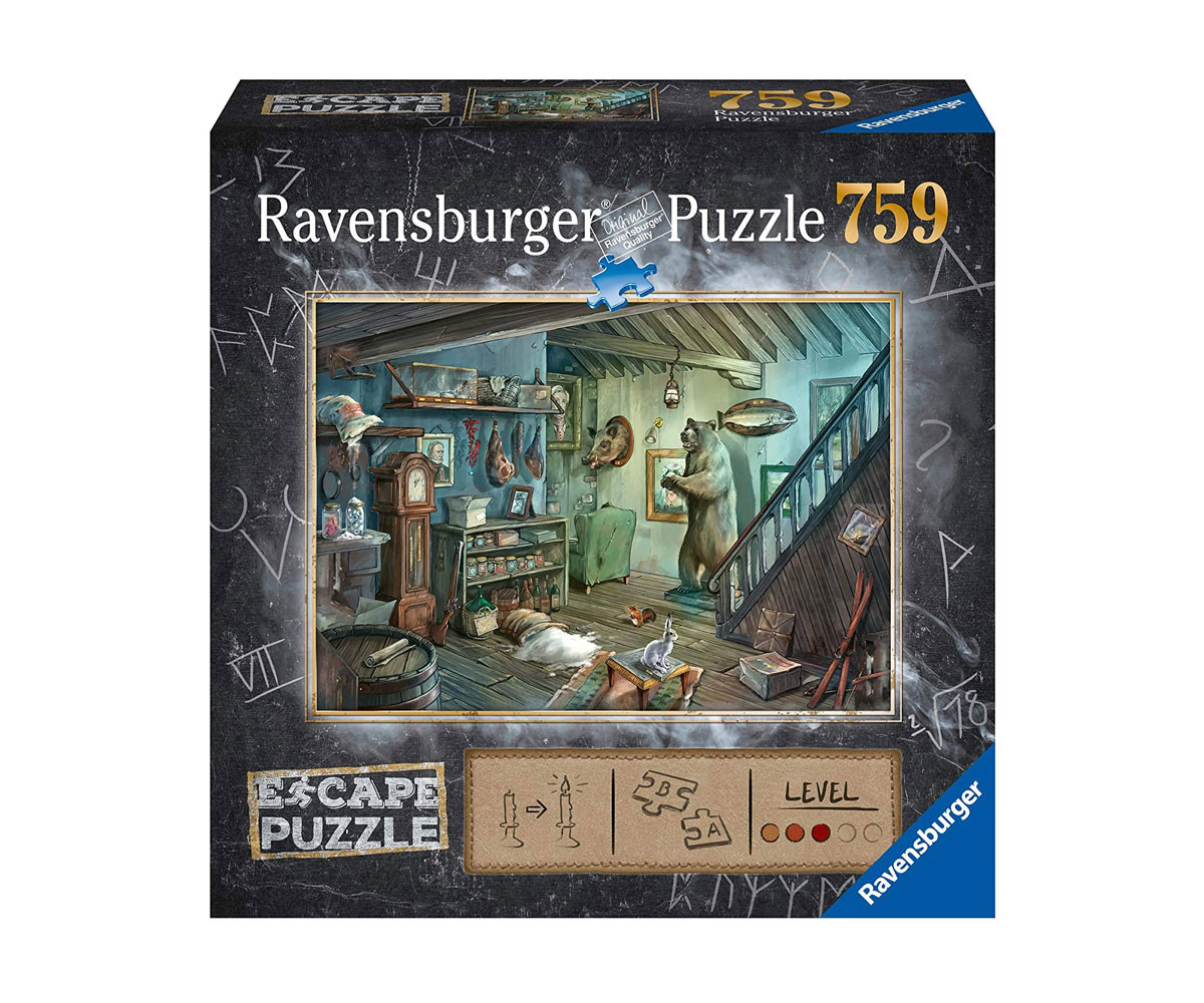 Ravensburger 16435 - Пъзел със загадка 759 ел. - Escape 8: Забранено мазе