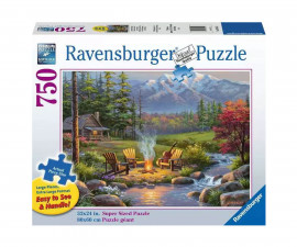 Ravensburger 16445 - Пъзел 750 елемента - Всекидневна край реката