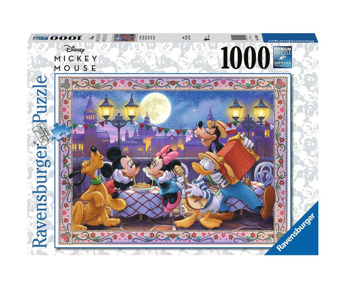 Ravensburger 16499 - Пъзел 1000 елемента - Disney: Мики и Мини Маус