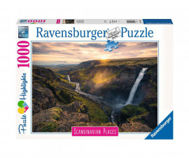 Ravensburger 16738 - Пъзел 1000 елемента - Водопад Хайфос, Исландия