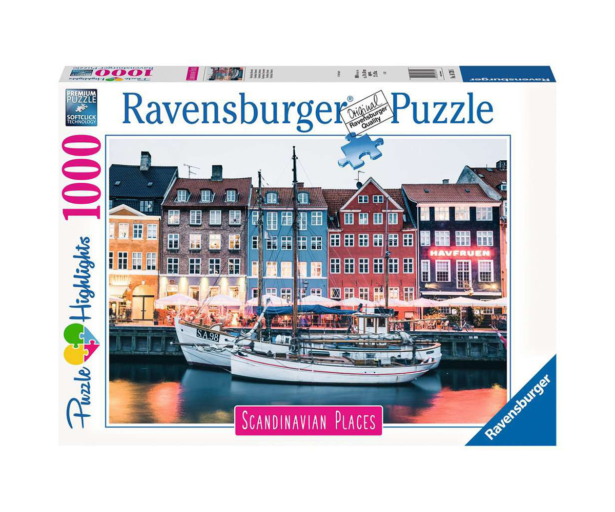 Ravensburger 16739 - Пъзел 1000 ел. - Копенхаген, Дания