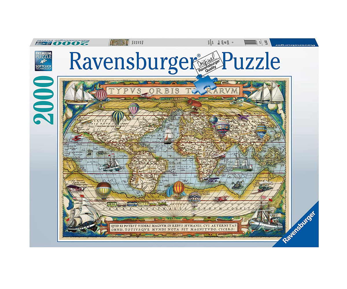 Ravensburger 16825 - Пъзел 2000 ел. - Около света