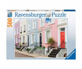 Ravensburger 16985 - Пъзел 500 ел. - Цветни къщи в Лондон