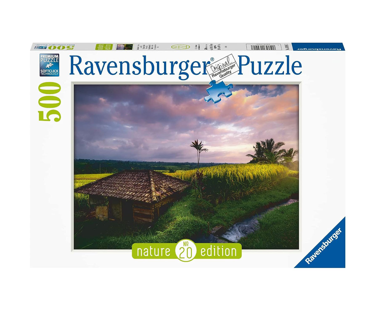 Ravensburger 16991 - Пъзел 500 елемента - Оризови поля в Бали