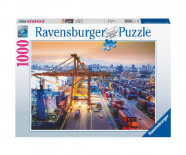 Ravensburger 17091 - Пъзел 1000 елемента - Пристанището на Хамбург