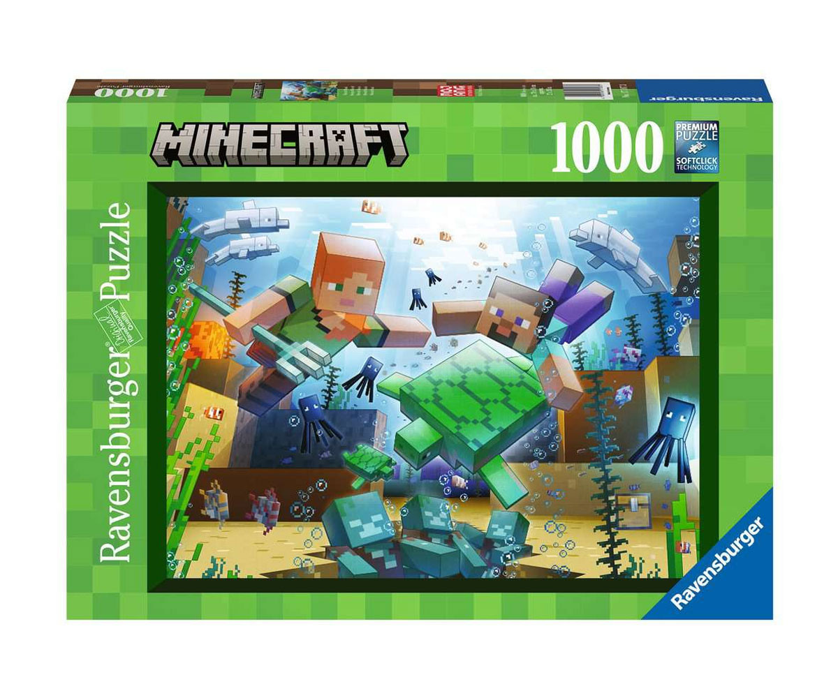Ravensburger 17187 - Пъзел 1000 елемента - Мозайка на Minecraft