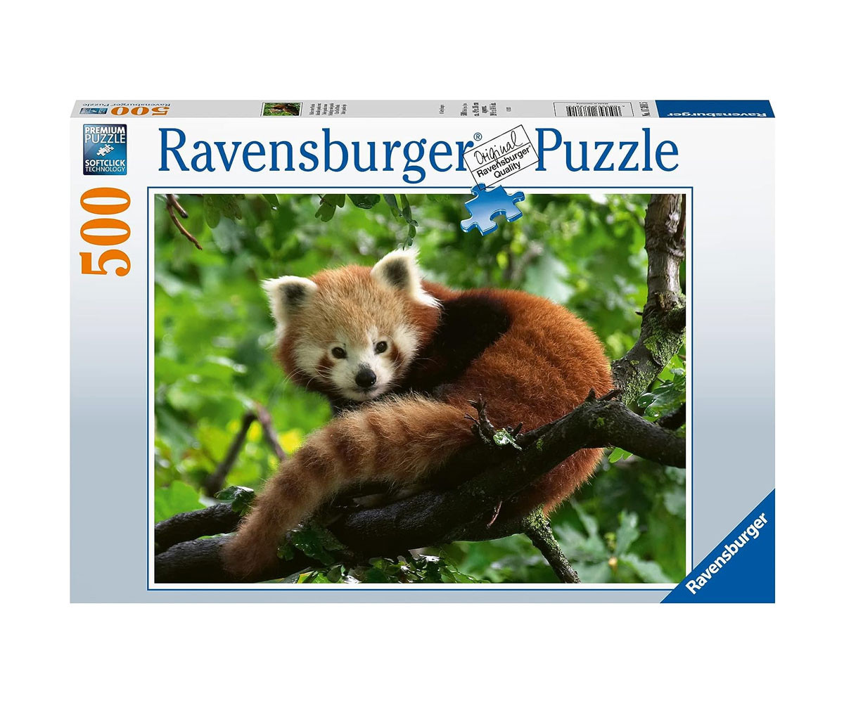 Ravensburger 17381 - Пъзел 500 елемента - Сладка червена панда