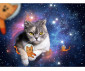 Ravensburger 17439 - Пъзел 1500 елемента - Котките летят в космоса thumb 2