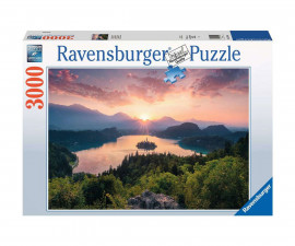 Ravensburger 17445 - Пъзел 3000 елемента - Езерото Блед, Словения