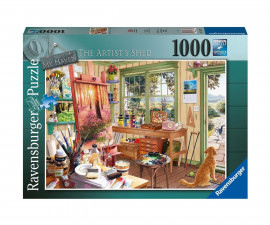 Ravensburger 17627 - Пъзел 1000 елемента - Ателието на художника