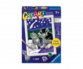 Ravensburger 20212 - Рисувателна галерия CreArt - Лунни приятели