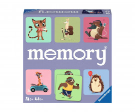 Ravensburger 20360 - Игра с мемори карти 48 броя - Дивия свят на животните