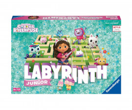 Ravensburger 22648 - Настолна игра Лабиринта на Gabby's Dollhouse Junior