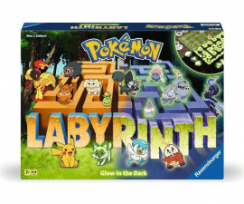Ravensburger 22705 - Настолна игра - Светещ в тъмното Лабиринт Покемон
