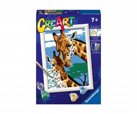 Ravensburger 23615 - Рисувателна галерия CreArt Ravensburger - Сладки жирафи