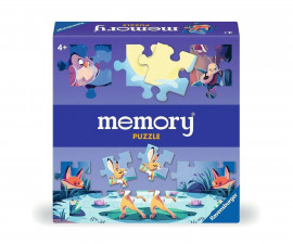 Ravensburger 24690 - Настолна игра мемори пъзел Ravensburger - Животни край езерото