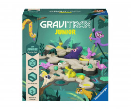 Ravensburger 27499 - Настолна игра GraviTrax Junior - Стартов комплект: Start L My Jungle