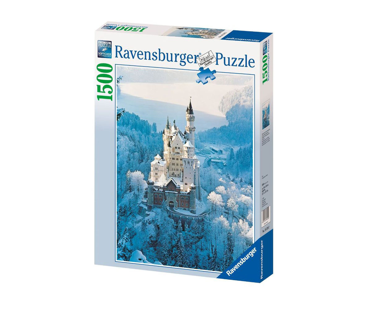 Ravensburger 16219 - Пъзел 1500 елемента - Замъкът Нойшванщайн