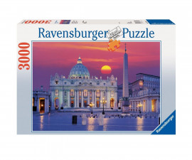Ravensburger 17034 - Пъзел 3000 елемента - Катедралата Свети Петър Рим