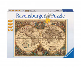 Ravensburger 17411 - Пъзел 5000 елемента - Антична карта на света